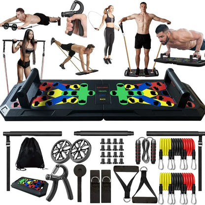 Custom Logo Multifunctional Home Gym Set with Pushup Bar System Fitness Training Push-Up Board